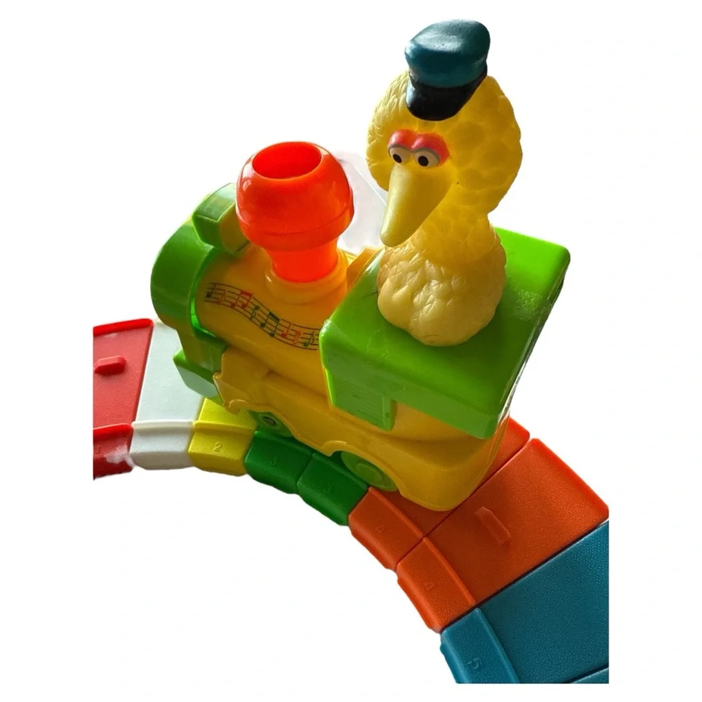 Vintage Sesame Street Big Bird Melody Train 1986 by Blue Box with Musical Tracks